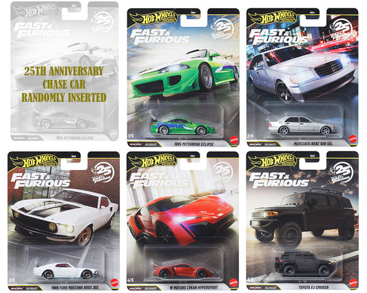 (Preorder) Hot Wheels 1:64 Fast & Furious 25Th Anniversary Premium 2026 N Assortment - House of Cars Virginia
