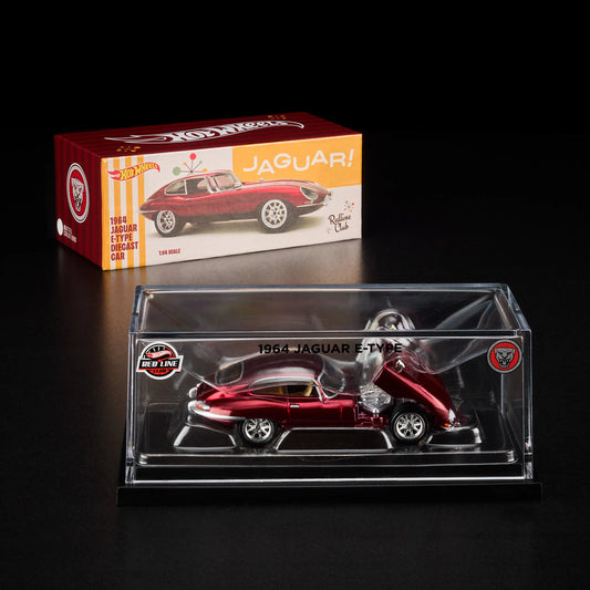 Hot Wheels Collectors RLC Exclusive Red 1964 Jaguar E-Type SEALED - House of Cars Virginia