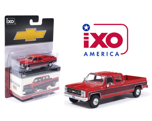 IXO Model 1:64 1979 Chevrolet Scottdale – Carmine Red – Limited Edition