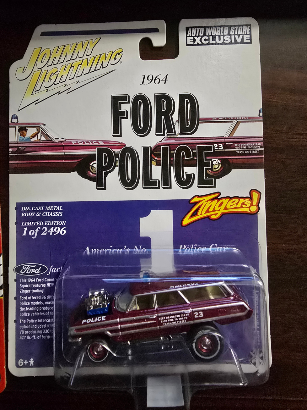 Johnny Lightning Street Freaks Zingers 1964 Ford Country Squire AW Store exclusive 2496 made - House of Cars Virginia