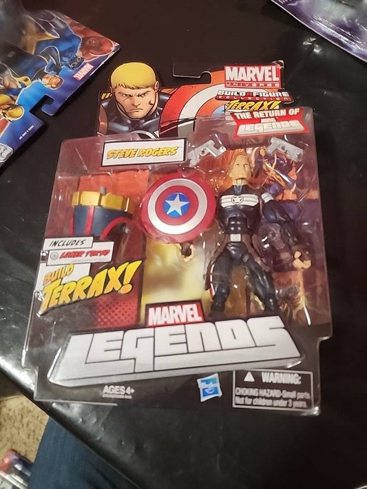 Marvel Legends Steve Rogers Clear Shield Variant Terrax BAF Series 2011 6" - House of Cars Virginia
