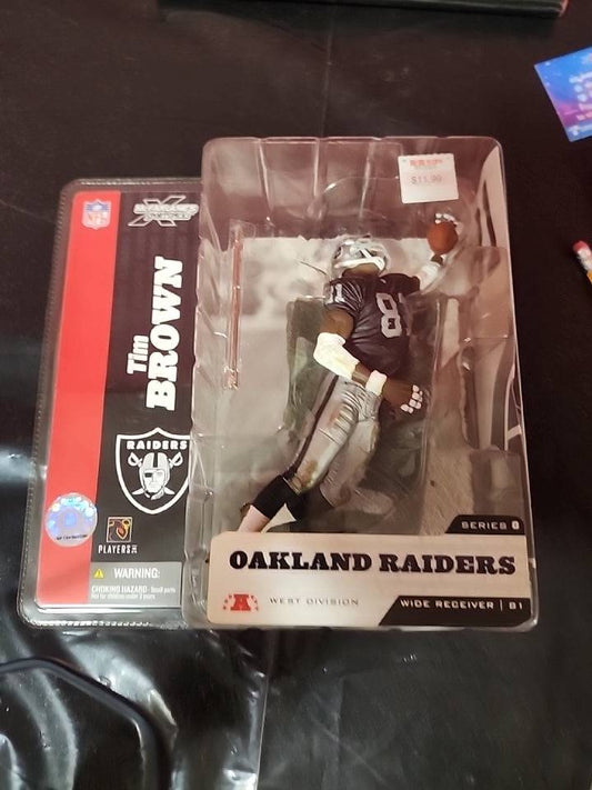 Tim Brown McFarlane NFL Oakland Raiders  No Towel No Mouthpiece Chase/variation - House of Cars Virginia