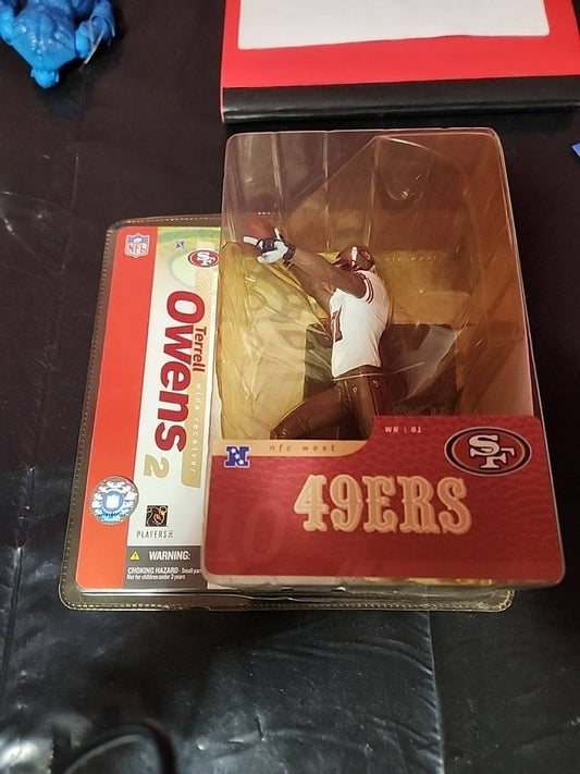 Mcfarlane NFL San Francisco Terrell Owens figure White jersey series 10 Variant - House of Cars Virginia