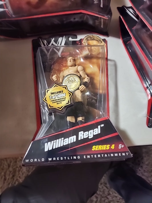 wrestling figure WWE Mattel, William Regal. 1 Of 1000, Commemorative Belt, Rare - House of Cars Virginia