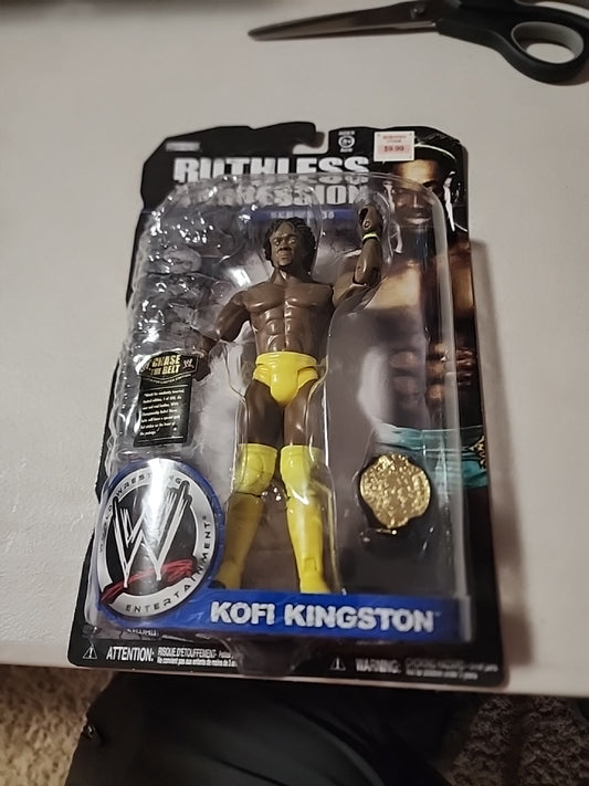WWE Ruthless Aggression Series 36 Kofi Kingston Action Figure JAKKS Pacific - House of Cars Virginia