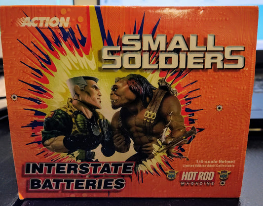 Action Small Soldiers Interstate Batteries Cruz Pedregon 1998 Helmet 1/4 Scale 1 of 5000 - House of Cars Virginia