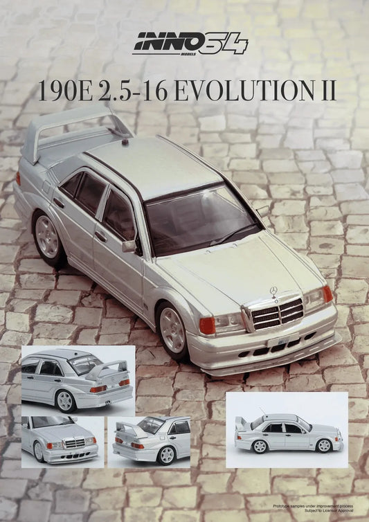 INNO64 1:64 Mercedes Benz 190E – Silver
