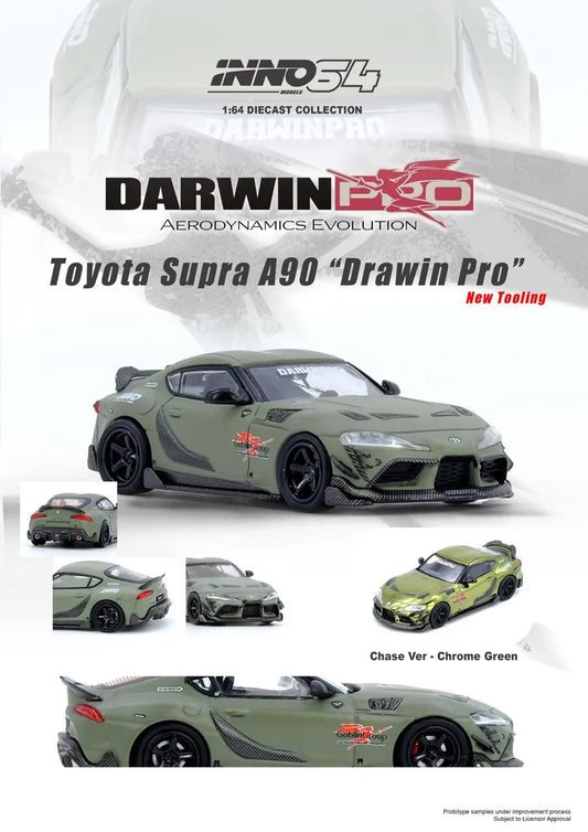 INNO64 1:64 Toyota Supra A90 "DARWINPRO" – Matt Green w/ Chance for Chrome Chase
