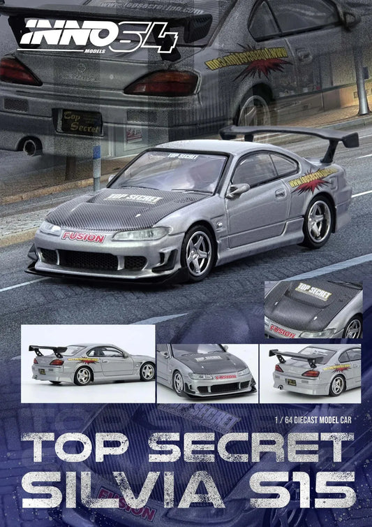 INNO64 1:64 TOP SECRET Silvia (S15) – Silver
