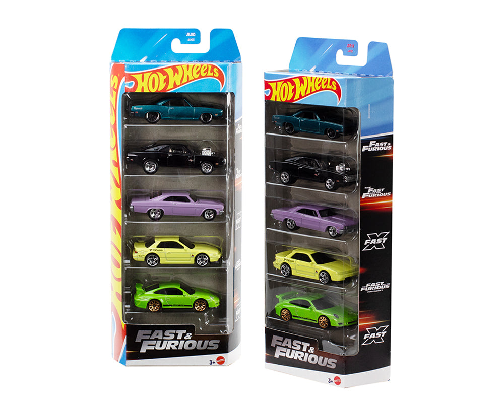Hot Wheels 1:64 Basic 5 Pack Cars Set Fast & Furious - House of Cars Virginia