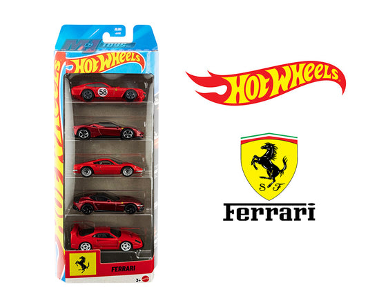 (Preorder) Hot Wheels 1:64 Basic 5 Pack Set 2026 Ferrari - House of Cars Virginia