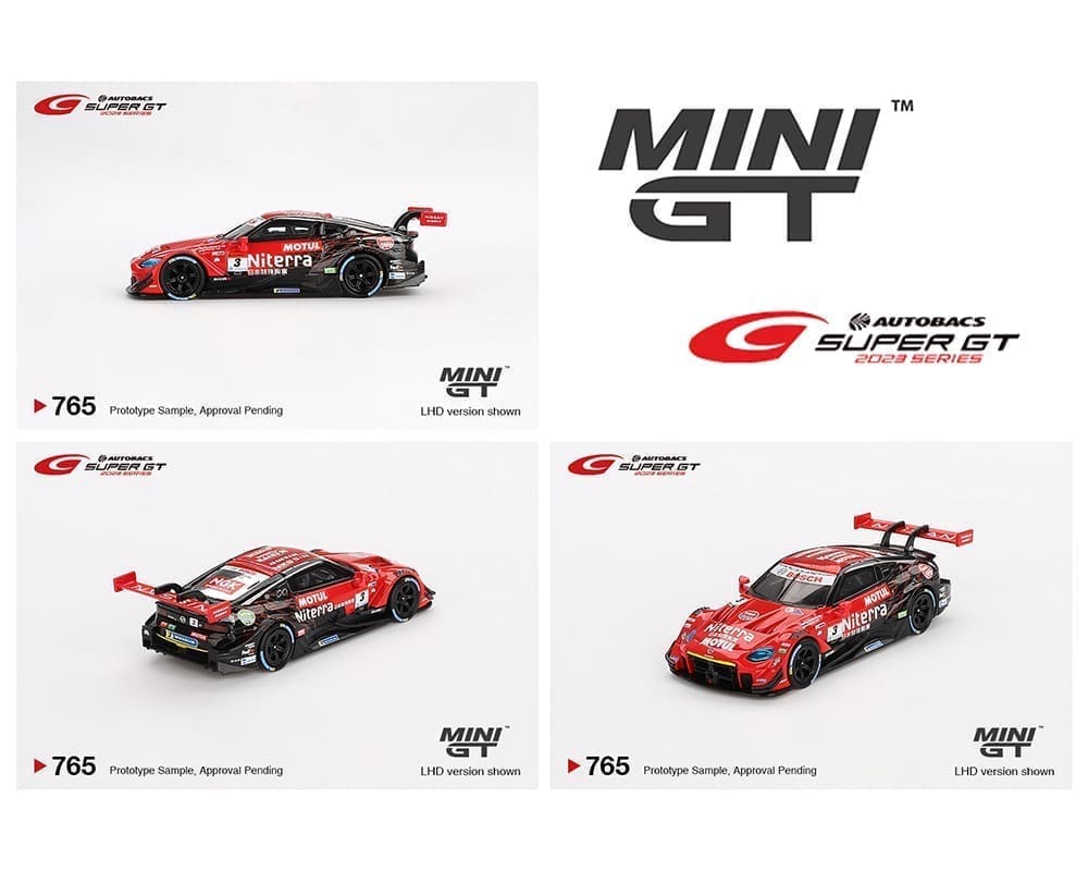Mini GT 1:64 Japan Exclusive Nissan Z GT500 #3 “Niterra MOTUL Z” NDDP RACING 2023 SUPER GT SERIES Series