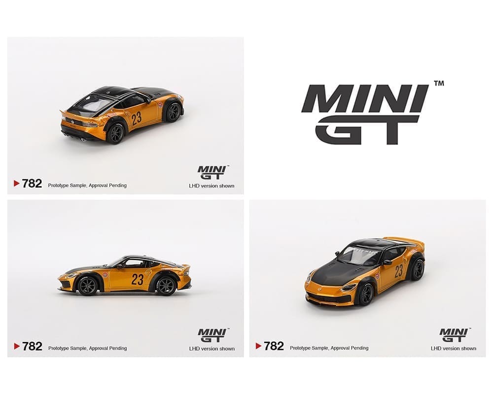 Mini GT 1:64 Nissan Z LB-NATION WORKS – LB Gold – Mijo Exclusives