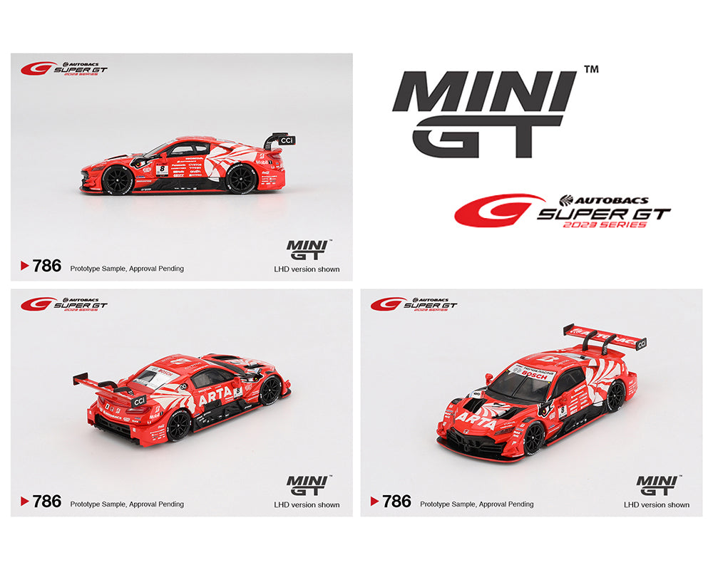 Mini GT 1:64 Japan Exclusive Honda NSX-GT “Type S” GT500 #8 “ARTA MUGEN NSX-GT ” ARTA 2023 SUPER GT Series - House of Cars Virginia
