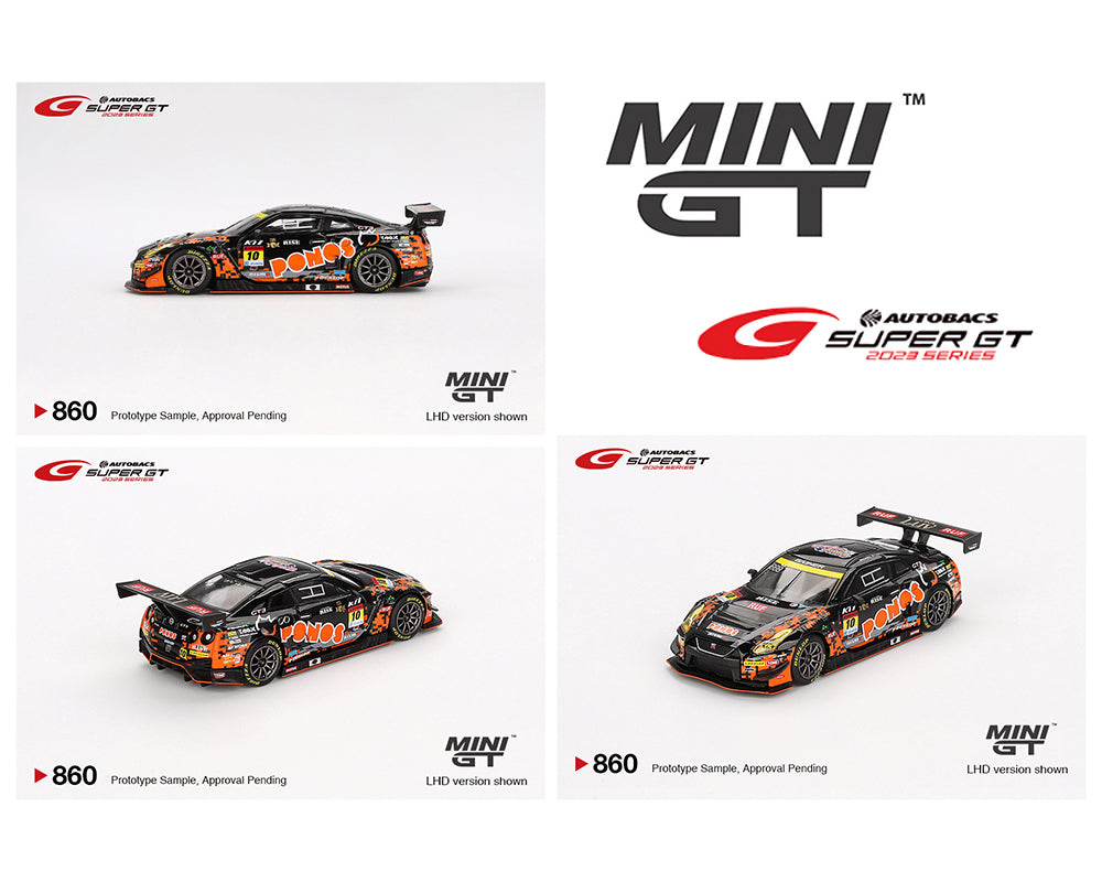 Mini GT 1:64 Japan Exclusive Nissan GT-R NISMO GT3 #10 “PONOS GAINER GT-R” GAINER 2023 SUPER GT SERIES - House of Cars Virginia