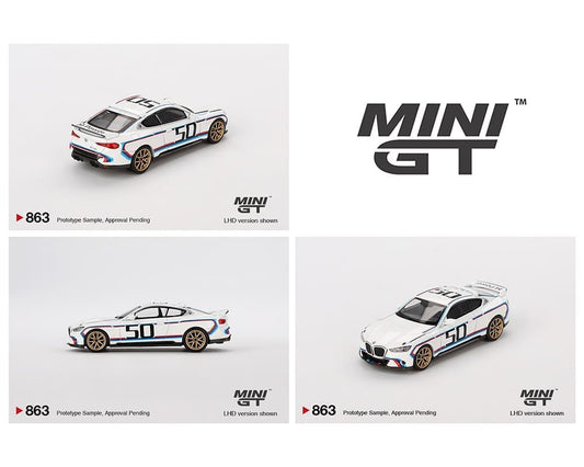 Mini GT 1:64 BMW 3.0 CSL – White - House of Cars Virginia