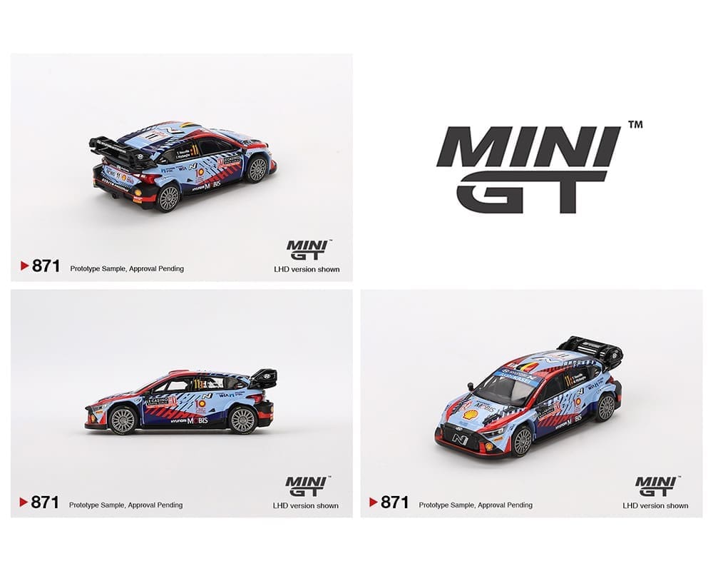 Mini GT 1:64 Hyundai i20 N Rally1 Hybrid #112024 Rallye Monte-Carlo Winner