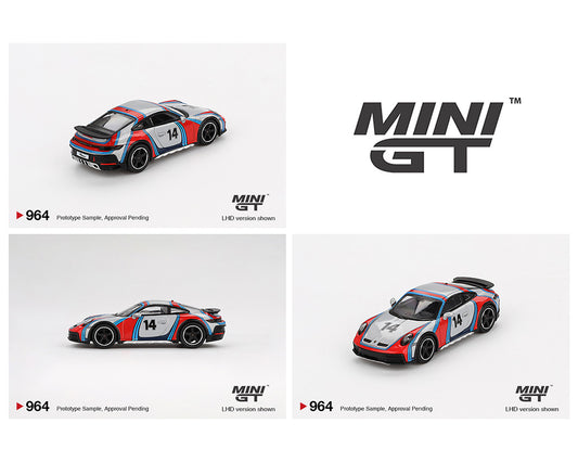Mini GT 1:64 Porsche 911 Dakar “Rally 1974” – Ice Grey Metallic - House of Cars Virginia