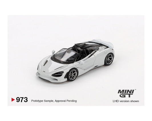 Mini GT 1:64 McLaren 750S Spider – Cirrus Grey - House of Cars Virginia