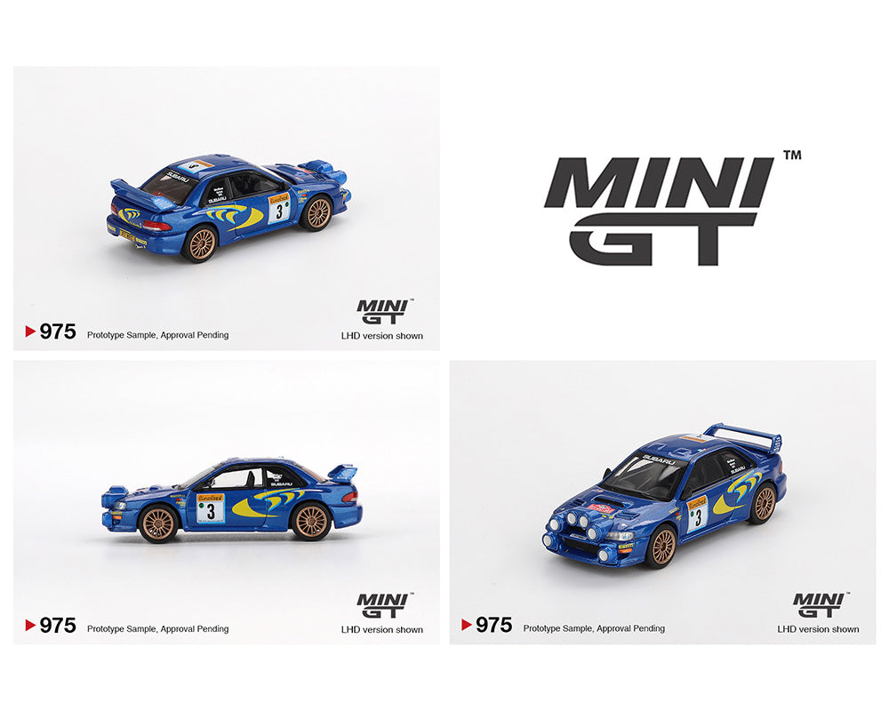 Mini GT 1:64 Subaru Impreza WRC98 1998 Rally Monte-Carlo 3rd Place #3 - House of Cars Virginia