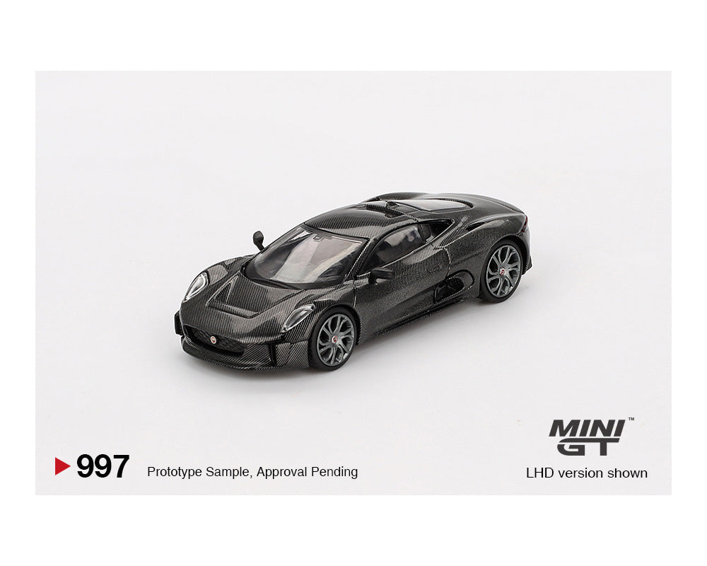 Mini GT 1:64 Jaguar C-X75 Test Car – Black - House of Cars Virginia