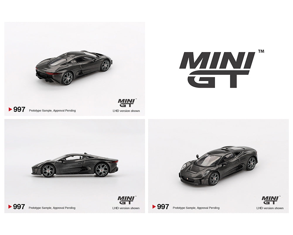 Mini GT 1:64 Jaguar C-X75 Test Car – Black - House of Cars Virginia