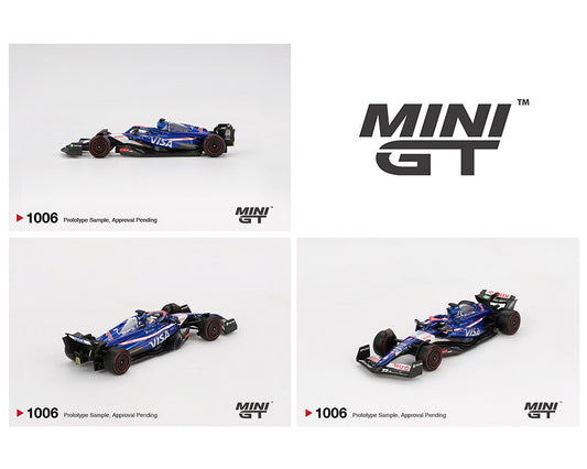 Mini GT 1:64 RB VCARB 01 #3 Daniel Ricciardo 2024 F1 2024 Bahrain GP