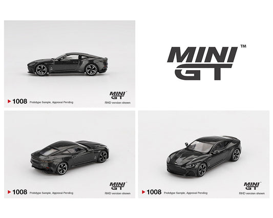 Mini GT 1:64 Aston Martin DBS 007 Edition – Black - House of Cars Virginia