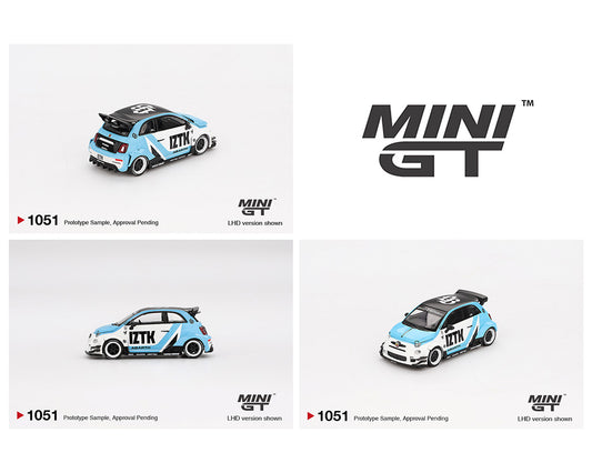 Mini GT 1:64 Abarth 595 LB-WORKS x Abas Works IZTK - House of Cars Virginia