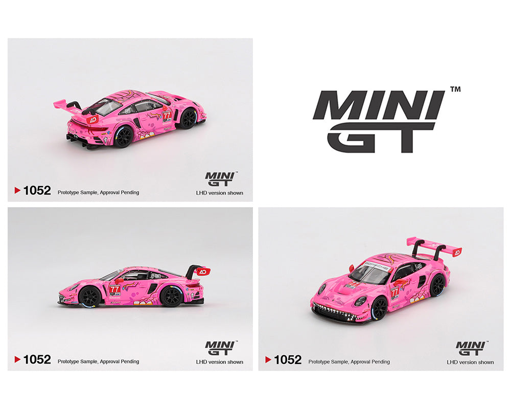 Mini GT 1:64 Porsche 911 GT3 R #77 AO Racing 2024 IMSA ROAD AMERICA – Mijo Exclusives - House of Cars Virginia