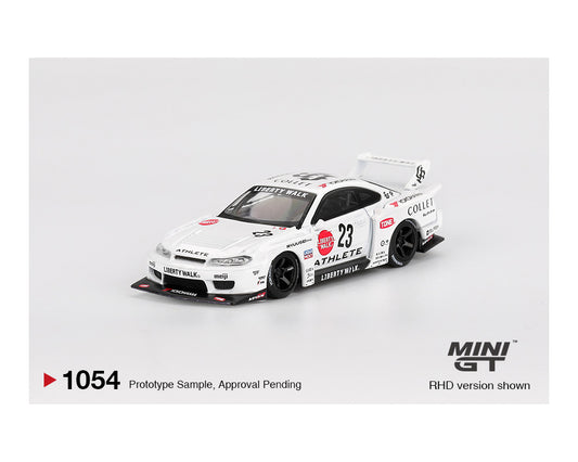 Mini GT 1:64 Nissan LB-Super Silhouette S15 SILVIA ATHLETE – White