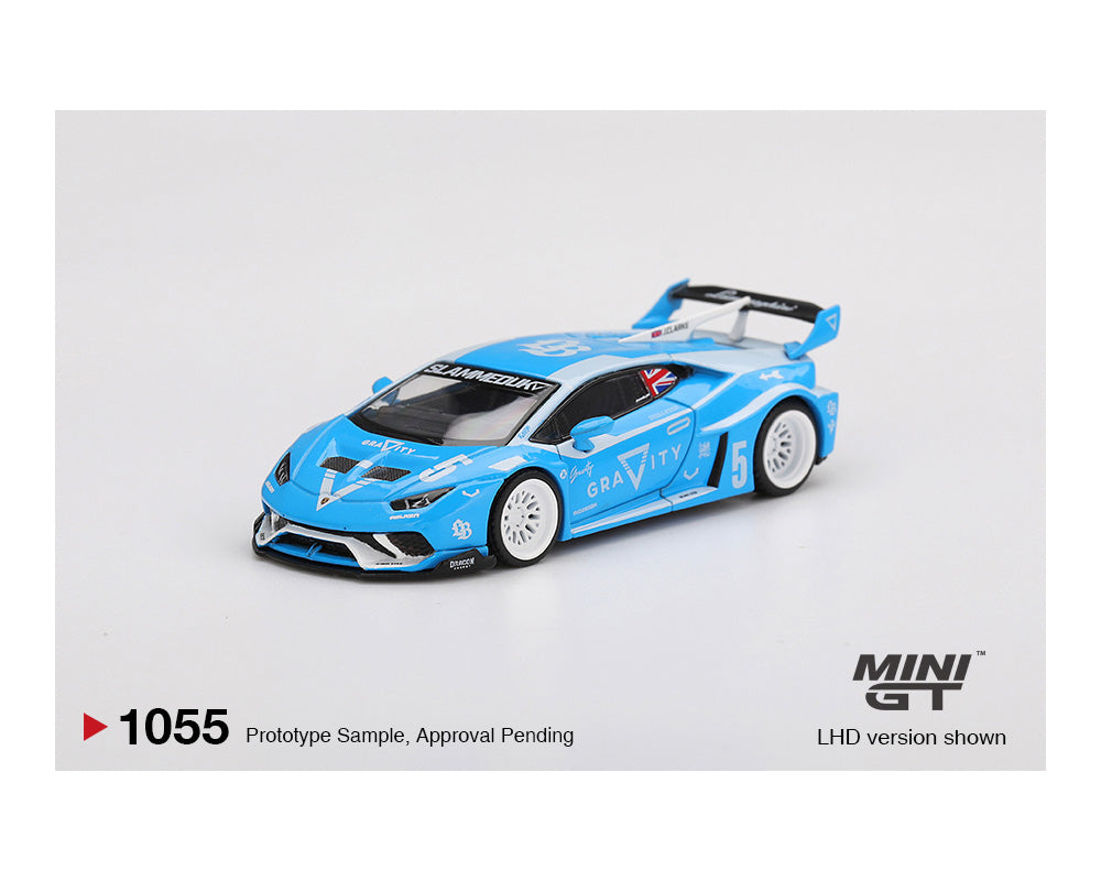 Mini GT 1:64 LB★WORKS Lamborghini Huracán GT GRAVITY – Blue