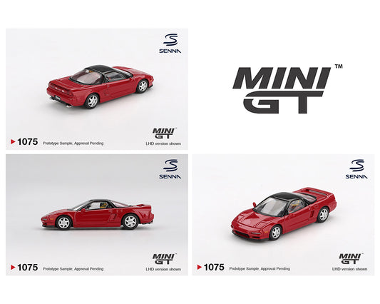 Mini GT 1:64 Honda NS-X Prototype Midship Sports 1989 Ayrton Senna w/ Figure- Mijo Exclusives
