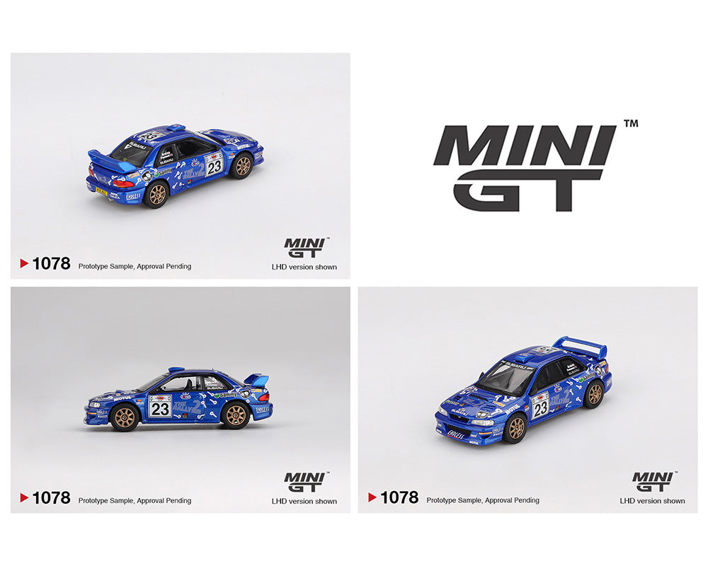 Mini GT 1:64 Subaru Impreza WRC99 #23 2000 Acropolis Rally – Mijo Exclusives - House of Cars Virginia