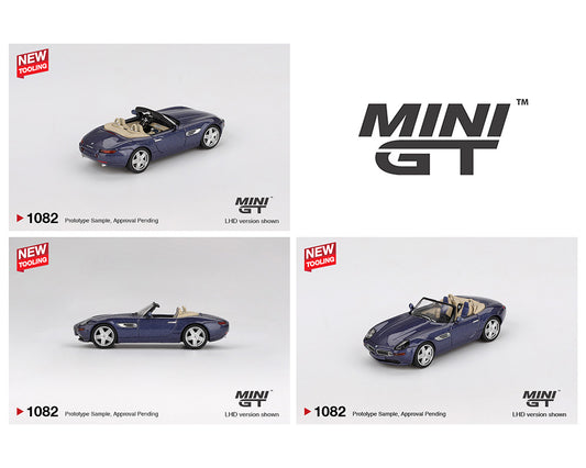 Mini GT 1:64 BMW Z8 Alpina – Alpine Blue – Mijo Exclusives