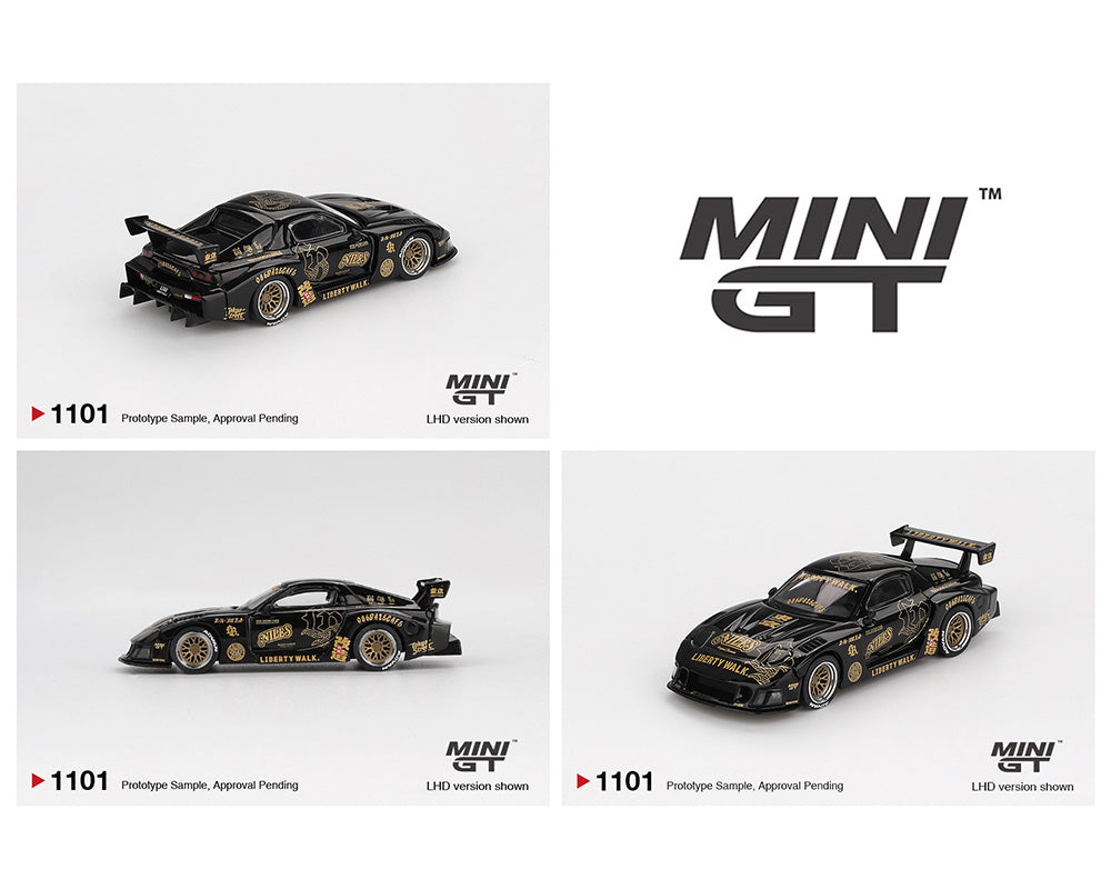Mini GT 1:64 MAZDA RX-7 LB-Super Silhouette FD-NILES – Black - House of Cars Virginia