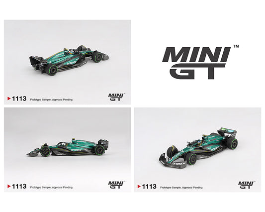 Mini GT 1:64 Aston Martin AMR24 #14 Fernando Alonso 2024 F1 2024 Canadian GP