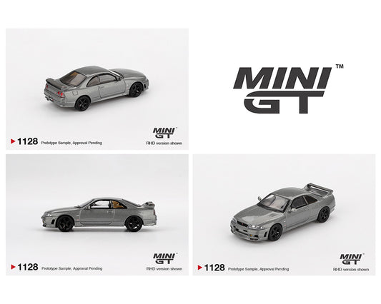 Mini GT 1:64 NISSAN Skyline GT-R Dark Metal Gray (NISMO BCNR33 CRS Version) – Limited Edition