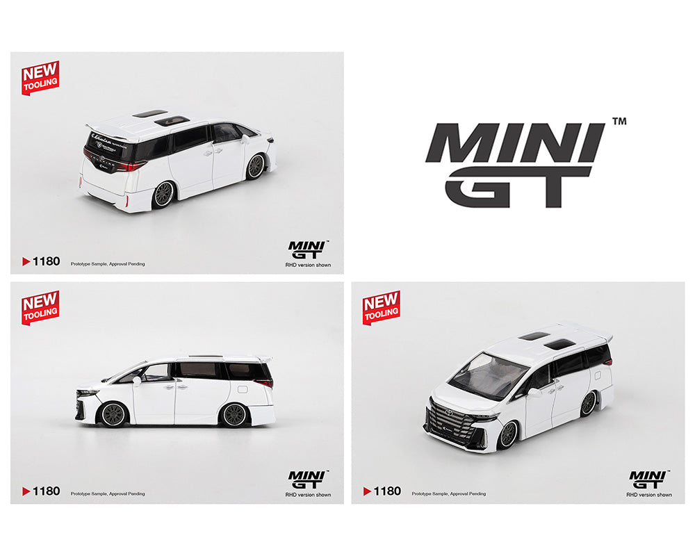 Mini GT 1:64 Toyota Alphard 40 KUHL – White – NEW TOOLING!
