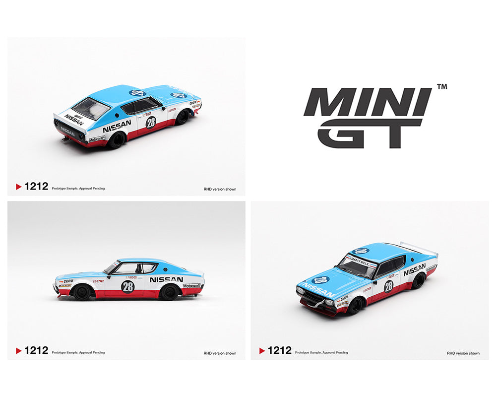 Mini GT 1:64 Nissan Skyline Kenmeri Liberty Walk Nissan Racing ’75 concept