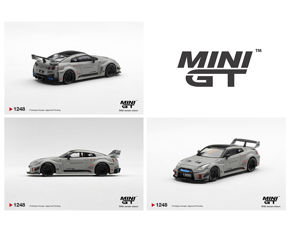 Mini GT 1:64 NISSAN LB-Silhouette WORKS GT 35GT-RR Ver.1 – Matt Grey – Limited Edition - House of Cars Virginia
