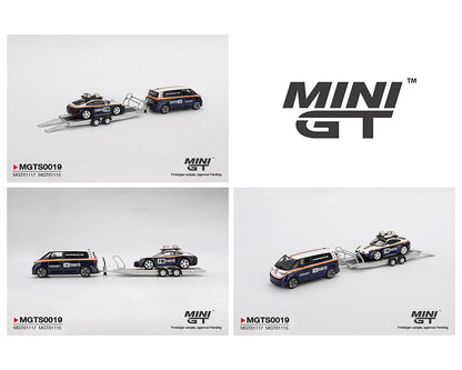 Mini GT 1:64 Porsche 911 Dakar #718 / Volkswagen ID. Buzz Porsche Centrum Gelderland Roughroads Set