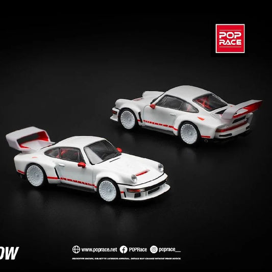 POPRACE 1/64 - Singer DLS Turbo (Track) - Blanche - PR640226 - House of Cars Virginia