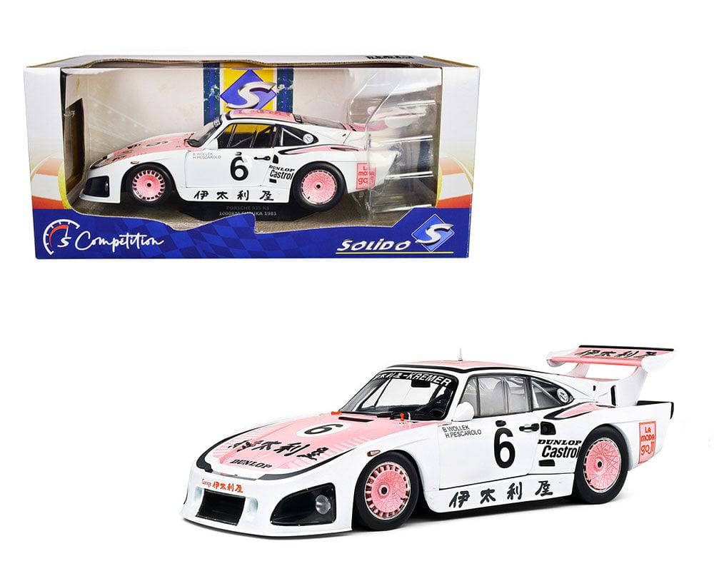 olido 1:18 Porsche 1981 935 K3 – White/Pink – Competition - House of Cars Virginia