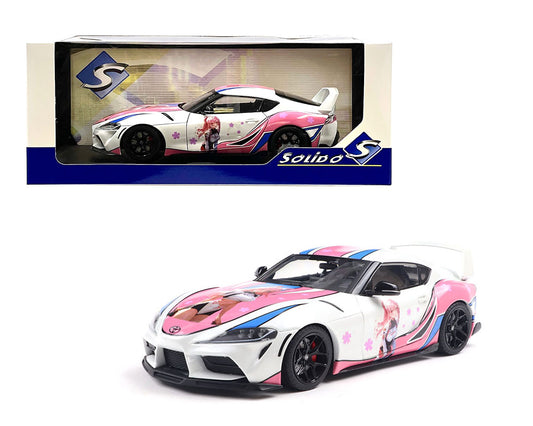 Solido 1:18 2024 Toyota GR Supra Solido Works Itasha – White - House of Cars Virginia