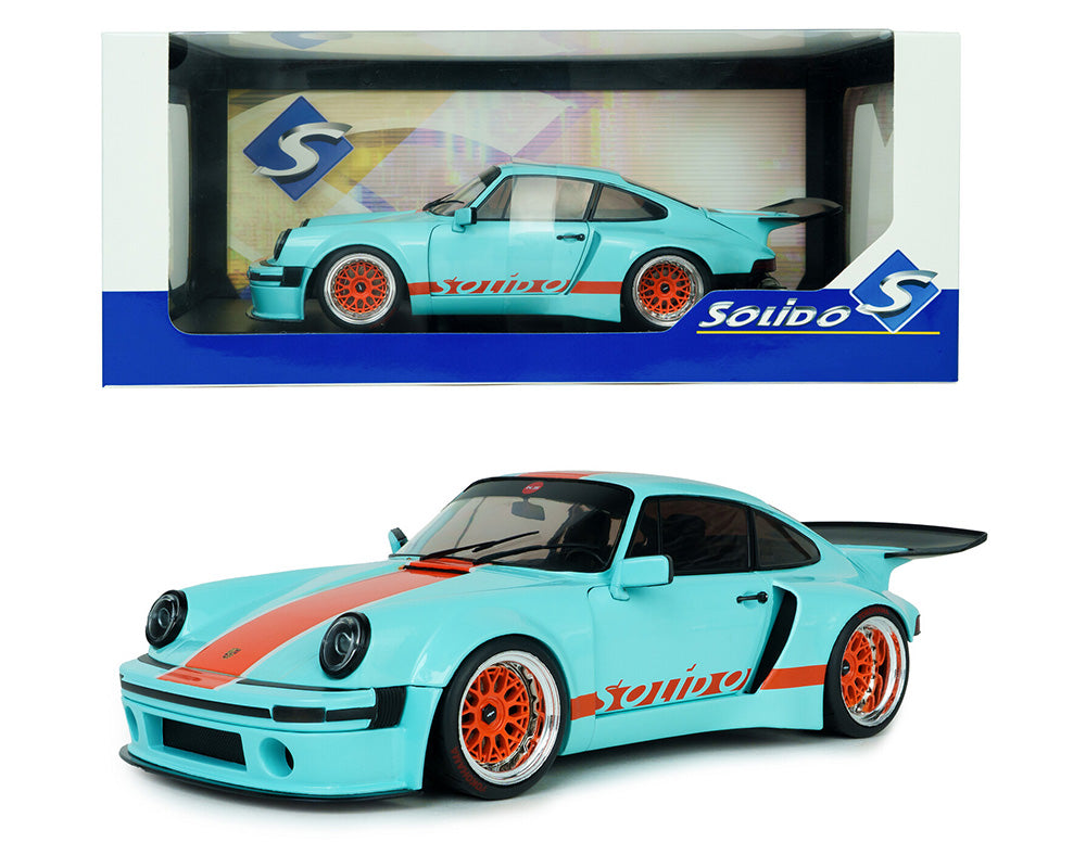 Solido 1:18 Cool Kombi Flower Power – Blue/Green