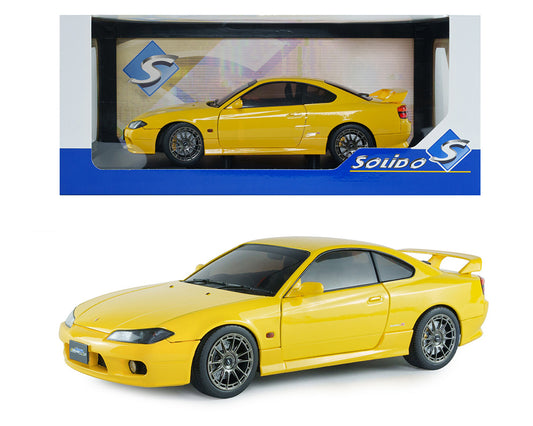 Solido 1:18 1999 Nissan Silvia (S15) Spec-R Aero – Lightning Yellow