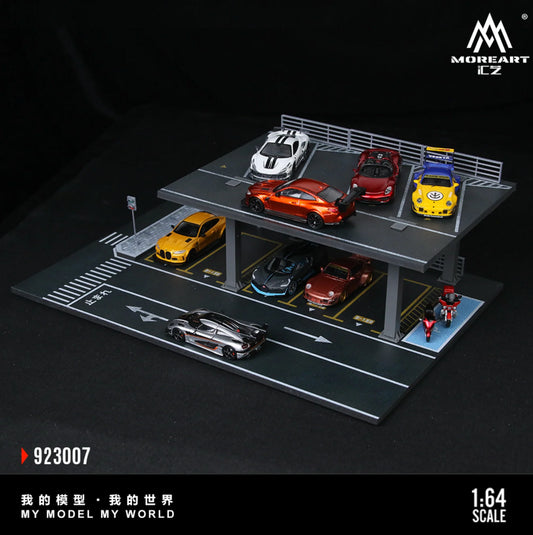 MoreArt 1:64 STEEL STRUCTURE PLATFORM PARKING SCENE G MO923007 - House of Cars Virginia
