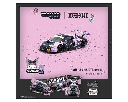 Tarmac Works 1:64 Audi R8 LMS GT3 evo II Kuromi – Uno Racing Macau GT Cup – FIA GT World Cup 2024 – Adderly Fong