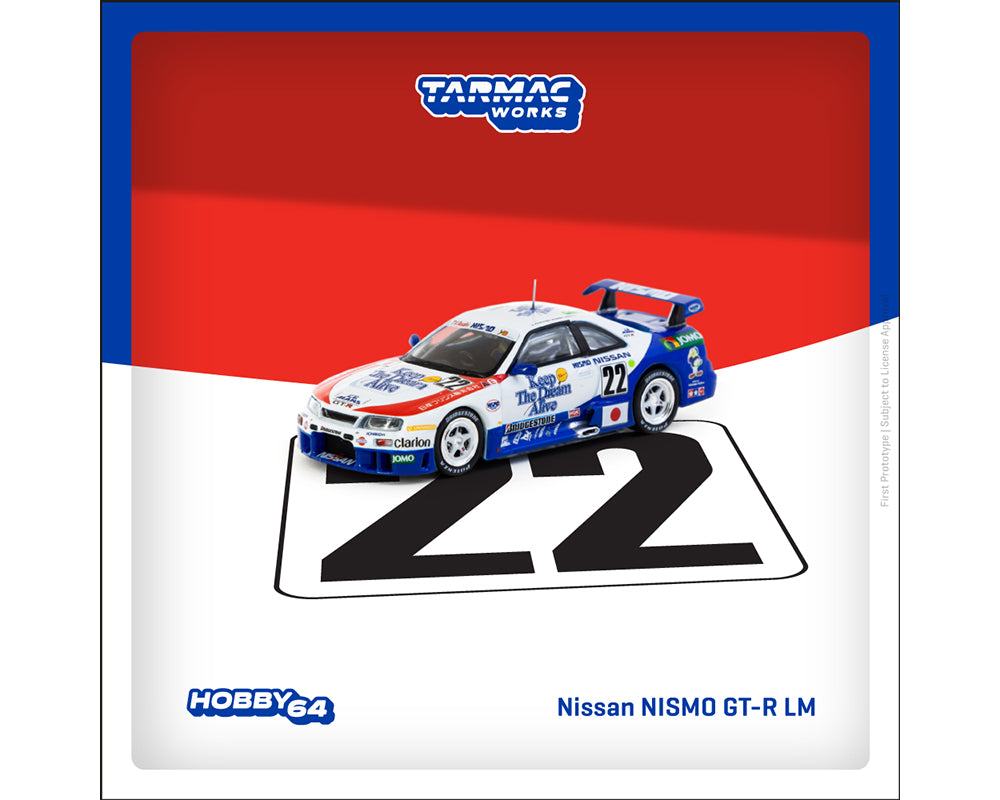 Tarmac Works 1:64 Nissan NISMO GT-R LM #22 24h Le Mans 1995 H. Fukuyama / M. Kondo / S. Kasuya - House of Cars Virginia